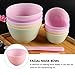 Healeved Facial Mask Mixing Bowl 5.11X5.11X3.14In Silicone Cosmetic Beauty Tool for Diy Skincare and Hair Oil Application Non-Toxic Flexible Spa Bowl