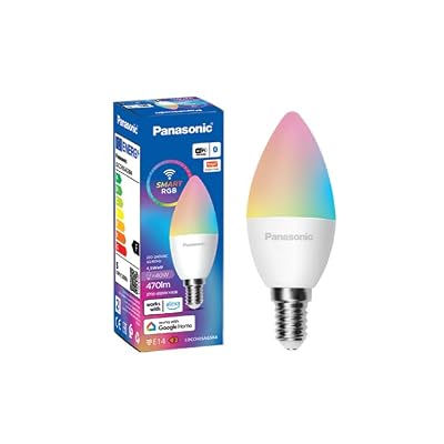 Panasonic LED Smart Bluetooth Wi-Fi RGB E14 Lamp 4.9W [Energy Class F]