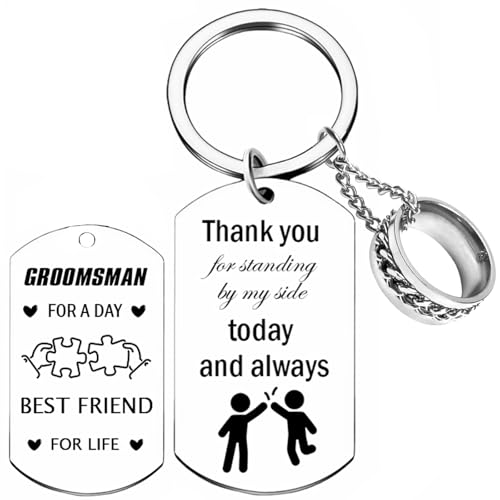 Groomsman Proposal Keychain