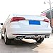 Rear Bumper Lip Diffuser for Hyundai i20 II 2014 2015 2016 2017 2018 2019 2020, Spoiler Under Lip Body Kit,White