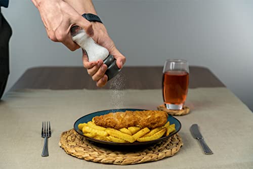 Grunwerg SP-110BK Salt or Pepper Mill, Plastic, Matt Black - Image 3