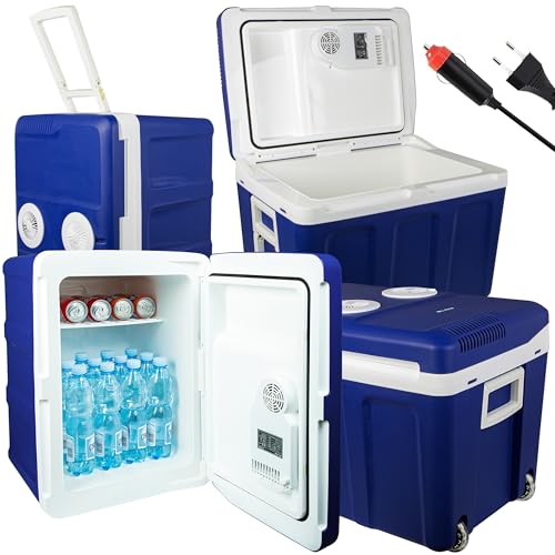 Blow FUERTE SILENCIOSO Frigorífico Turístico Portátil de 12V 230V Set 42L