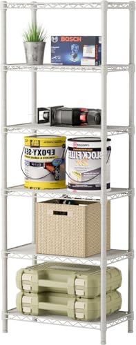 SINGAYE 6 Small Wire Shelves Kitchen Pantry Close Home Organizers