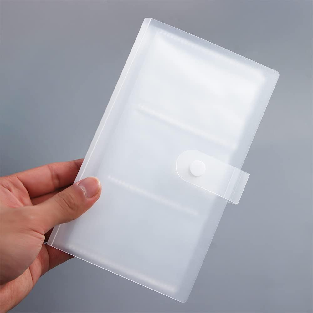 Leadigol 240 Slot Card Book Movie Ticket Collection Book, 19.3x11cm Plastic Cover Photo Card Album Photocard Holder Picture Storage Case image 3