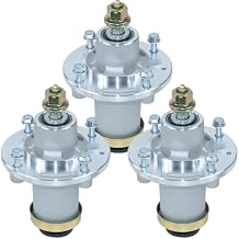 3 Pack 539112170 Spindle Assembly for Husqvarna MZ61 MZ54 MZ5225 GT52XLS Z242F MZ6128 MZ 61 RZ4824F MZ 54 Z254F YTH24V48LS FD52M Lawn Mower Replaces Husqvarna 539112170 Mandrel Assembly