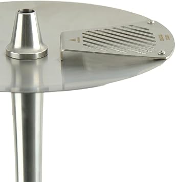 ODUMAN COSMO HOOKAH/SHISHA - Silver/Black Body - Black Glass