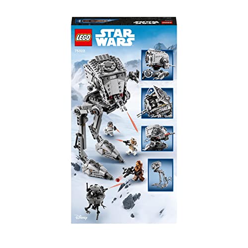 Star Wars AT-ST di Hoth con Minifigure di Chewbacca e Droide, Modellino del Film L'Impero Colpisce Ancora, Idea Regalo per Bambina e Bambino 75322 - Lego - Immagine 7