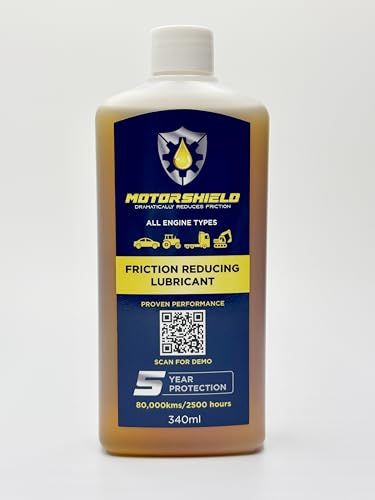 Engine Oil Additive With Friction Reducing Formula - Oil Additive for Heavy Machinery - Suits all Engine types With Lasting Protection - 340mL