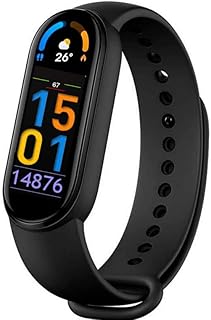 Exxelo Smart M6 Fitband with Heart Rate Monitor Sensor, Bluetooth Wristband Sports Health Activity Tracker Watch for All B Price In India