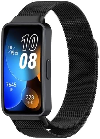 Compatible Huawei Band 8 / Huawei Band 9 Strap Milanese Metal Band