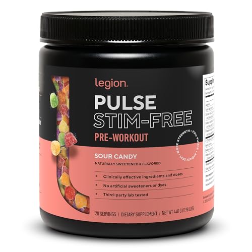 LEGION Pulse Pre Workout Supplement - All Natural Nitric Oxide Preworkout...