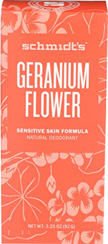 Schmidt's Deodorant, Deodorant Stick Sensitive Skin Geranium, 3.25 Ounce