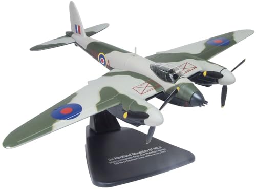 Oxford Diecast, Airplane, Adult Collector, 1943 D H Mosquito NF MkII P.G.Wykeham-Barnes RAF No.23 Sqn Malta, 1:72 Scale Model AC128, Adult Collectible