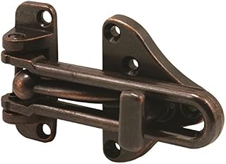 Defender Security U 11317 Swing Bar Door Guard With High Security Auxiliary Lock