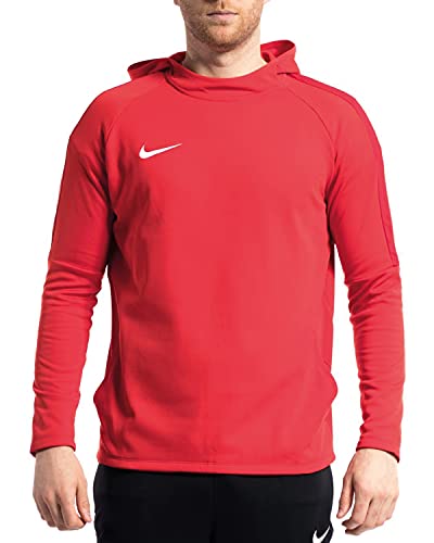 Nike Herr Academy18 huvtröja med huva Röd (University Red/Gym Red/White/657) Small