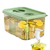 | Compatibilità Frigo Compact: progettato con ingombro minimo e dimensioni a risparmio di spazio, questo dispenser per bevande frigo occupa meno spazio mantenendo la sua funzionalità. Esso consente l'uso dello spazio di archiviazione in qualsiasi piccola cucina o sala di pausa.
