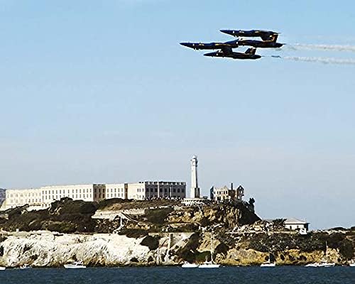 US Navy Blue Angels Alcatraz, San Francisco 11x14 Photograph Photo Print
