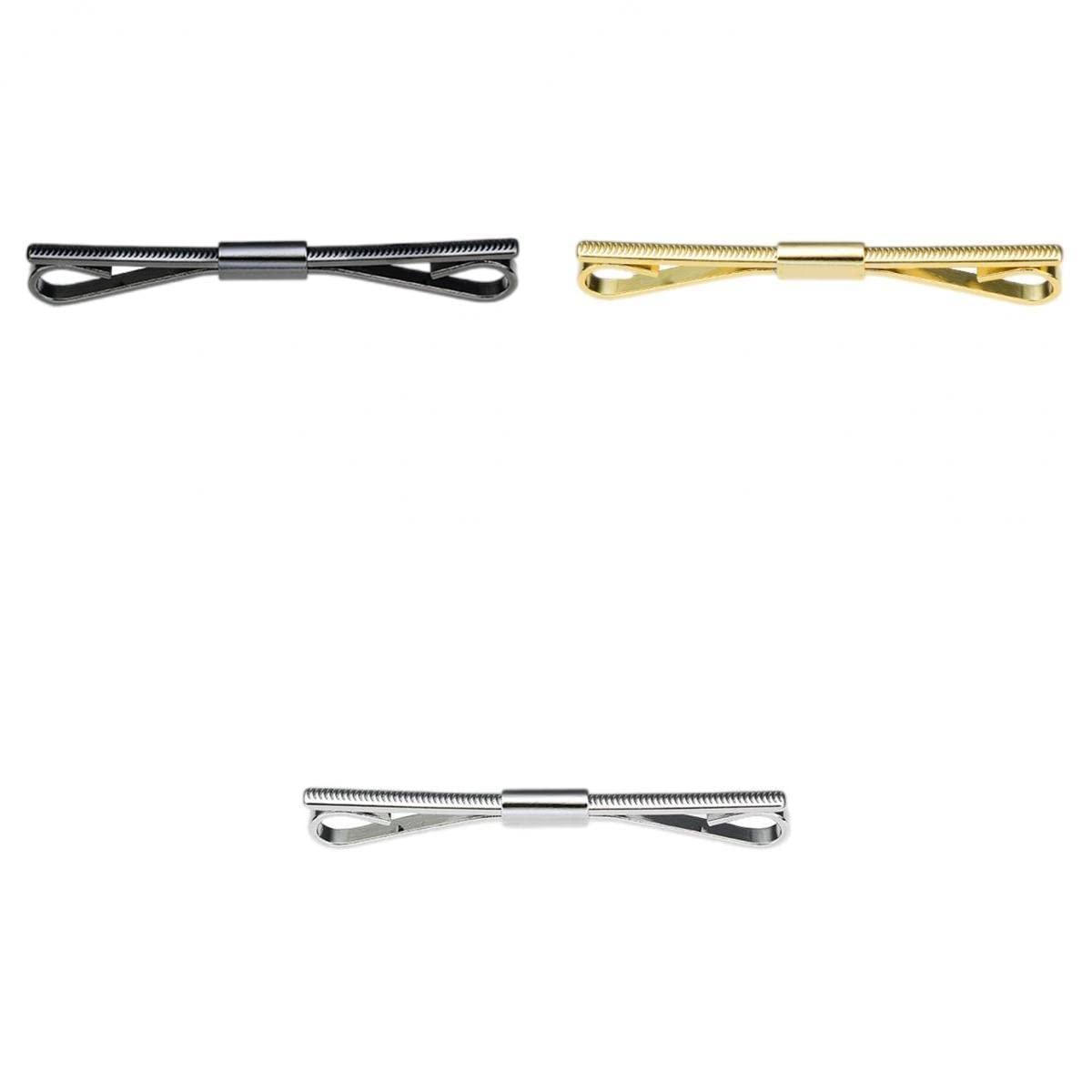 3x Metal Shirt Collar Clip Tie Collar Bar Pin for Unisex Scarf Necktie-image-45