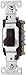 Eaton CS120BK 20-Amp 120/277-volt Commercial Grade Single Pole Compact Toggle Switch with Side Wiring, Black
