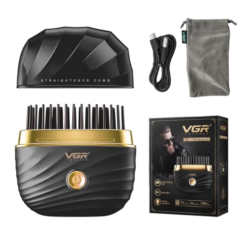 VGR Cordless Beard Straightener Comb