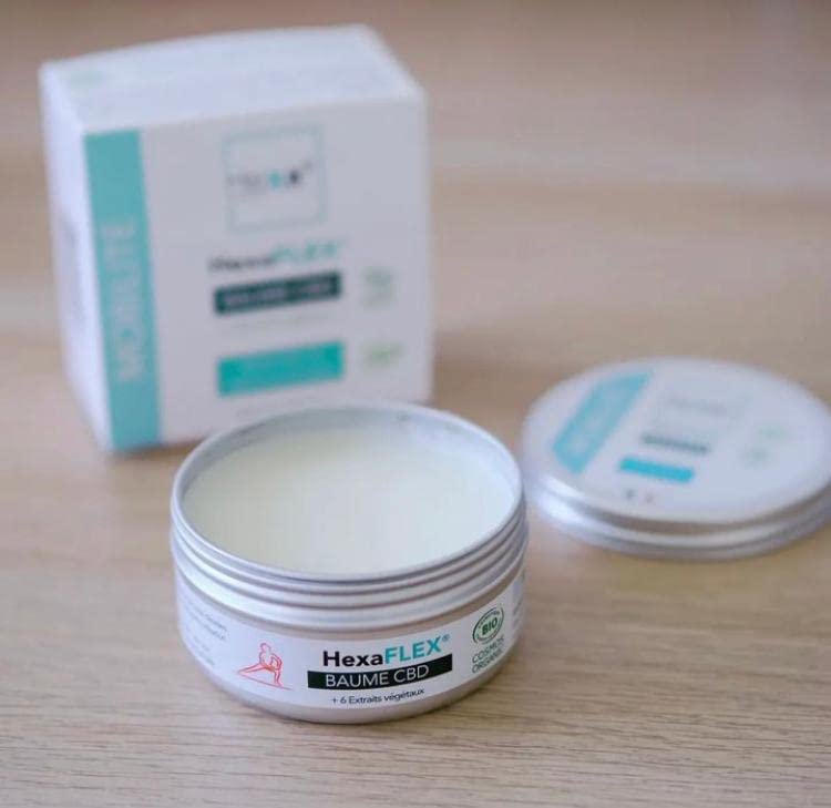 Baume CBD bio 100ML HexaFLEX soin cutané relaxant - 2