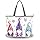 Bolso Tote Watercolor Magic Gnomes para mujer