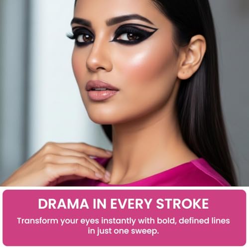 Image of Elle 18 Water Resistant Black Out Eye Liner|| Black|| 5 ml