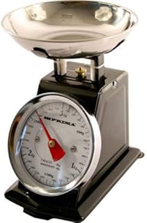 3KG Traditional Weighing Kitchen Scale Bowl Cooking Retro Mechanical Vintage Scales - Black