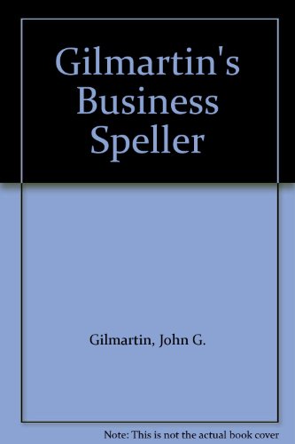 Gilmartin's Business Speller B003RXUX4A Book Cover