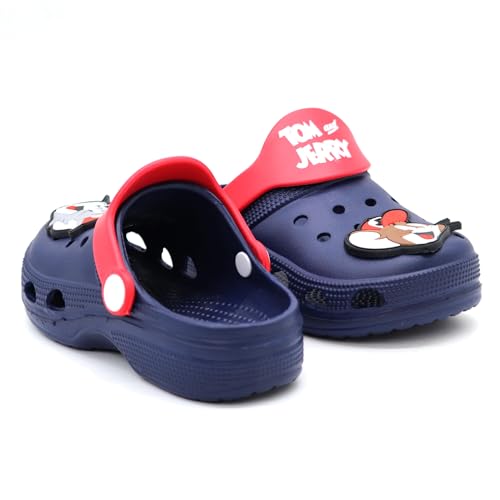 Image of SVAAR Tom & Jerry Kid's Attractive Clogs with Authentic Tom & Jerry Charms and Adjustable Back Strap