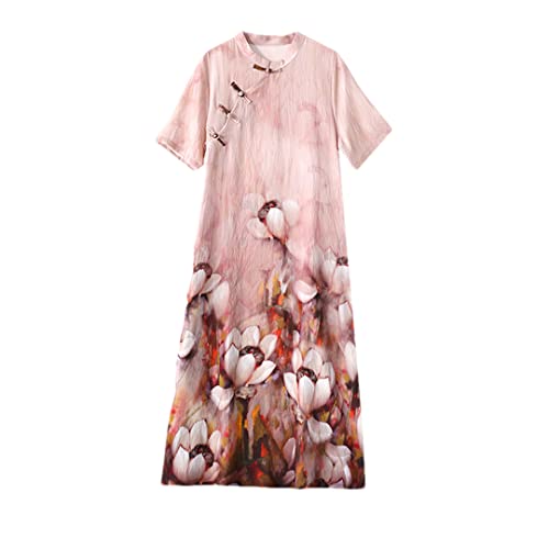 Robe midi en soie rouge pour femme élégante et raffinée