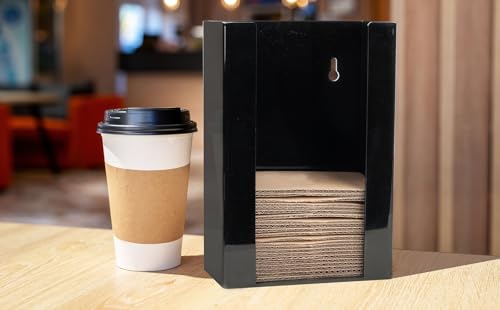 image for Inevibe Coffee Cup Sleeve Holder - Hot Collar Jacket Organizer for Bul