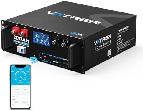 （19:30時点） VATRER POWER 51.2V 100Ah リン酸鉄リチウムイオンバッテリー 通信機能搭載