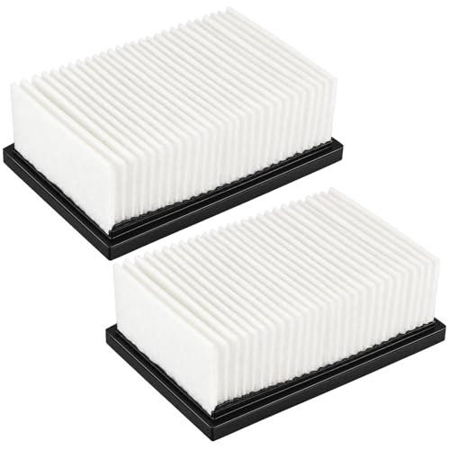 Lewtemi 2 Pack Fiber Cellulose Dust Panel Filter Compatible with Tennant 5680 5700 T12 T7 R14 Industrial Floor Scrubber Replacement Filter Replaces 370113 1037821, 6.3 x 5.2 x 2.3"