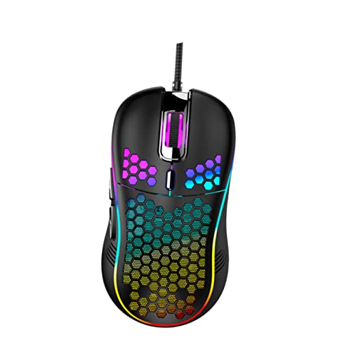 Ratón para ordenador OSALADI ergonómico e iluminado con LED para largas horas de oficina y juego