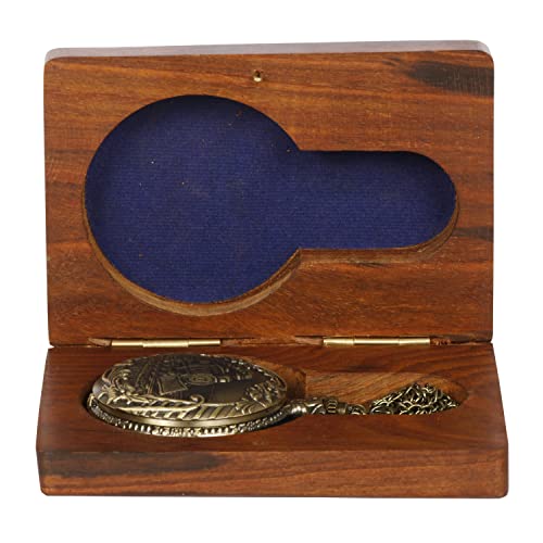 Reloj de bolsillo de tren antiguo de bronce para trajes clásicos y coleccionistas 2