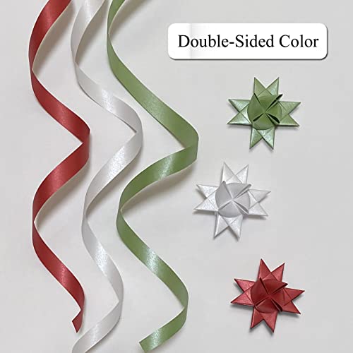 Metallic And Pearlescent Paper Strips For Weaving Projects (Variety Color Packs). Paper Strips For Moravian Stars, German Stars And Froebel Stars. 100 Strips Per Pack. (1 Inch, Christmas Mix) #TOP1