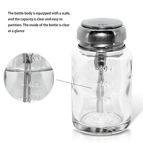 DIYOO Dispensadores de removedor de esmalte de gel transparente para arte em unhas com bomba Dispens