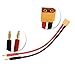 Glarks 5pcs XT60 to 4.0mm Banana Plug Balance Charge Cable Adapter Connectors for RC Helicopter Quadcopter XT60 Lipo Battery Plug Charge