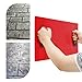 CNCEST PU Concrete Stamp, Realistic Slate Texture Seamless Concrete Stamp Mat Skin Concrete Cement Stamping Tool for Walls Floors, Slate Concrete Stamps for DIY, Concrete Overlay, 27.5