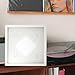 DimyFew Vinyl Record Frame Album Record Rack Storage Shelf Home Decor Hanging Decorative Wall Mount Stand Utility Easy Installation, White
