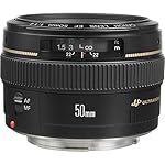 Canon EF 50mm f/1.4 USM Lens (2515A003) + Filter Kit + Lens Pouch + Cap Keeper + Cleaning Kit + More (Renewed) - Image 2