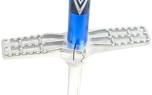 Merkan Pogo Stick, Springspringstange, Gummigriffe, Kinder, Gewicht bis 70 kg (Blau)