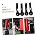 Hemoton Replacement Extended Legs for Freestanding Punch Bag Stable Base Set Suction Cups for Martial Arts Training