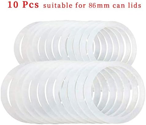 Replacement Silicone Seals Rings, Leakproof Rubber Jar Seals, Airtight Sealing Gaskets Rubber Rings For Kilner Jars Seals Glass Clip Top Canning