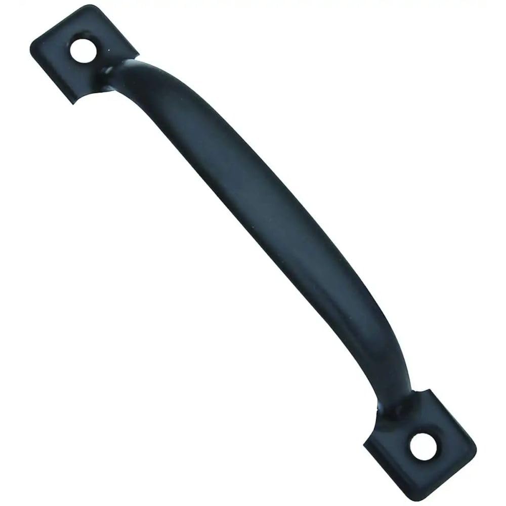 National Hardware N226-910 Door Pull, 4-3/4 in L, Steel, Black