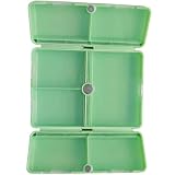 Foldable Magnetic Knitting Crochet Notions Case 7 Grid Compartment