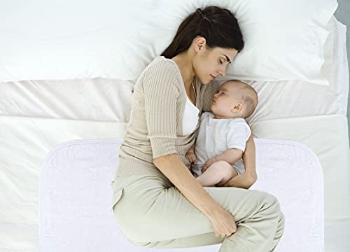 Waterproof Reusable Incontinence Bed Pads Washable Incontinence Underpads 8 Cups Absorbency,Mattress Protector For Adults, Kids And Pets(34”X 36” Inch 2 Pack) #TOP7