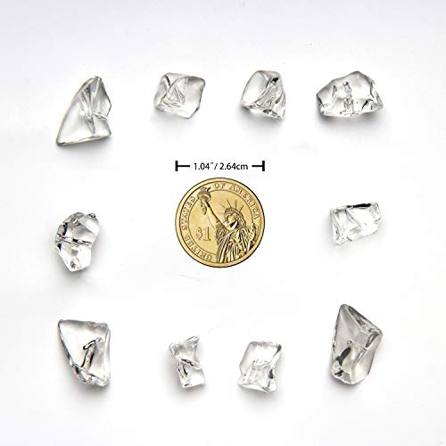 1000Pcs Vase Fillers, Crystal Beads Stones Crafts Small Clear Fake Ice Cubes Acrylic Rock Diamond Stones Clear Rocks Crystals Acrylic For Christmas Decor Home Wedding Birthday Decoration Arts & Crafts #TOP1