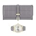Women's Matching Watch & Wallet Gift Set - Grey
